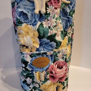 American Style Lacrosse Sports and Tradition Floral Bag